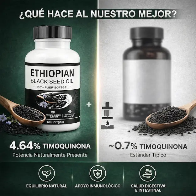 Ethiopian Black Seed Oil - Aceite de Semilla Negra