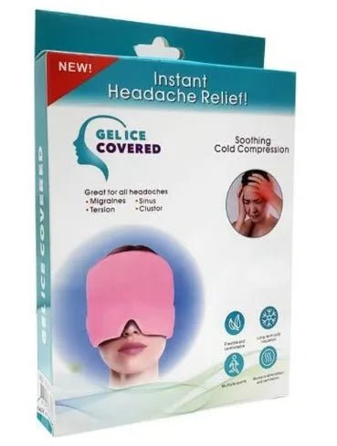 MigraRelief™ – Máscara de gel terapéutica para migraña y estrés - Pedidos On Request