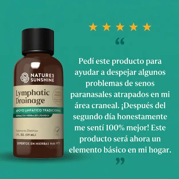 Nature’s Sunshine Lymphatic Drainage Drenaje Linfático - Pedidos On Request