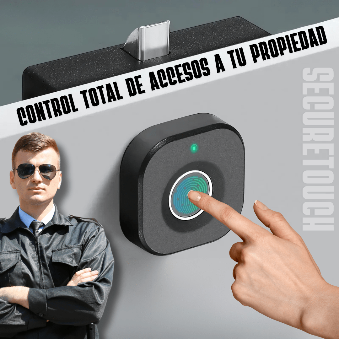 SecureTouch Pro - Cerradura Biométrica Inteligente - Pedidos On Request