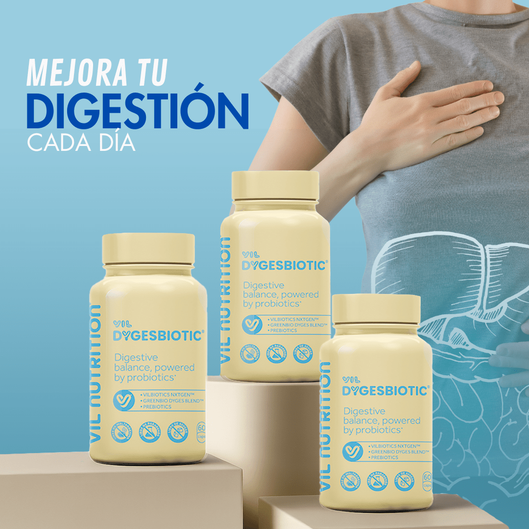 VIL DYGEST BIOTIC™ – El probiótico que reconecta tu intestino con tu cerebro para una digestión automática - Pedidos On Request